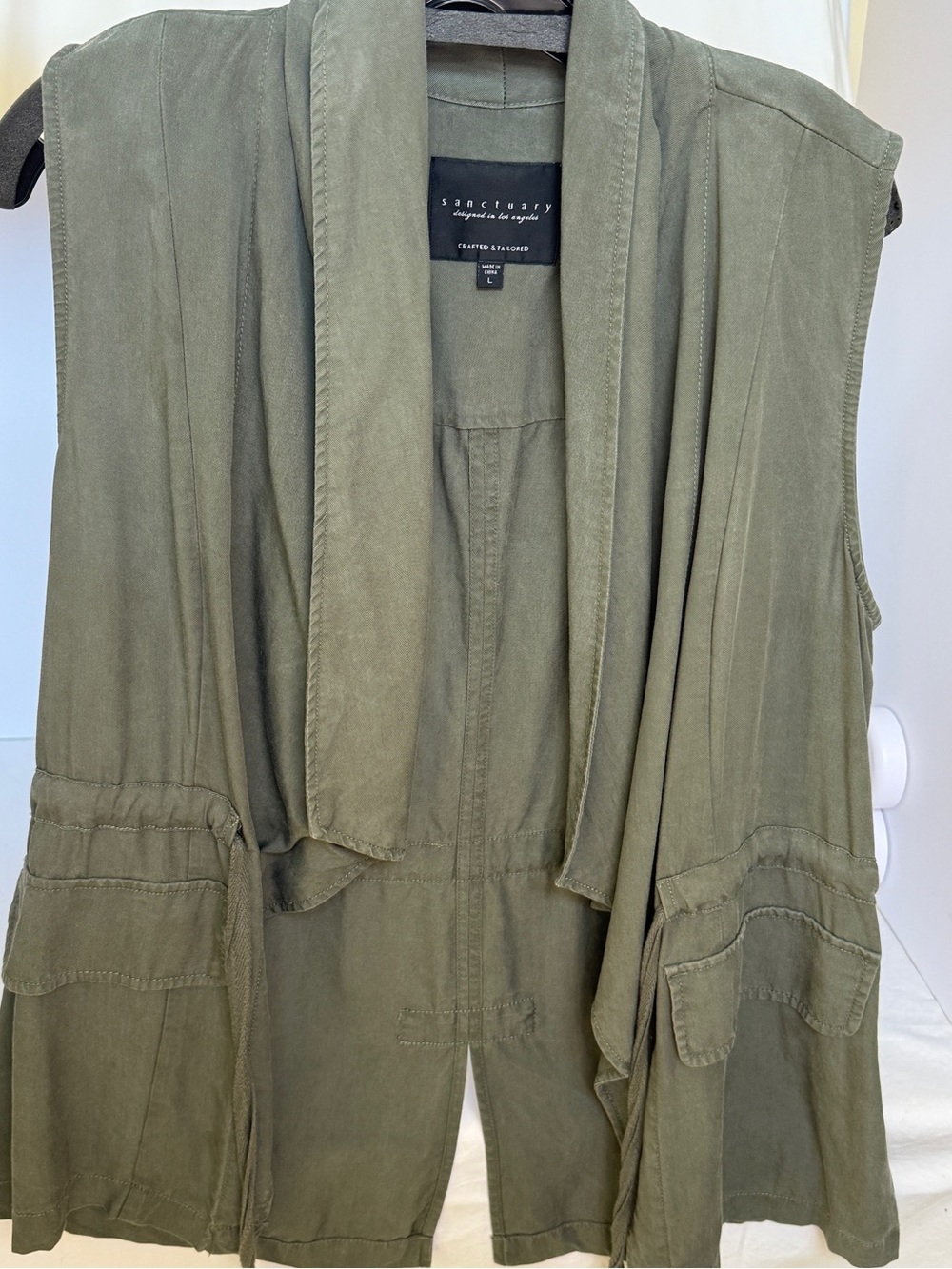 Sanctuary Olive Green Utility Vest